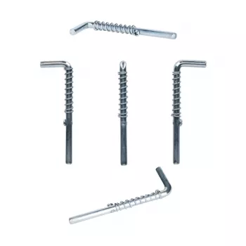 DSIT DS-LP Ātrās atbrīvošanas bloķēšanas tapa ar atsperi, 8 mm diametrs, 45 mm lietderīgais garums, cinkots tērauds