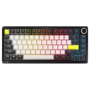 CORSAIR MAKR PRO 75 spēļu tastatūra ar Holla efekta slēdžiem, alumīnija korpuss, 8000 Hz aptaujas frekvence, Carbon (CH-91CE21G-NA)