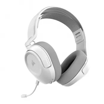 Corsair HS35 V3 bezvadu spēļu austiņas PlayStation - balta