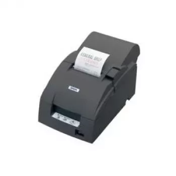 Epson TM-U220A Divkrāsu punktmatricas čeku printeris, seriālais, automātiskais griezējs, tumši pelēks