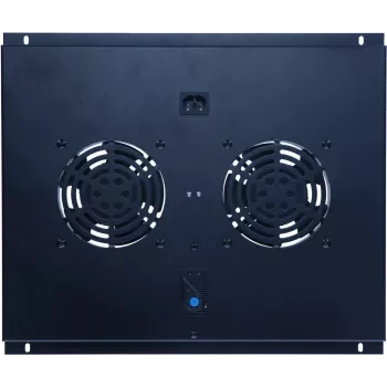 DSIT DS-FT60 Server Rack ventilatoru bloks ar 2 ventilatoriem un termostatu 600 mm dziļiem skapjiem