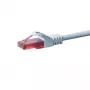 DSIT CAT6 U/UTP tīkla kabelis, 15 m, balts, 100% varš (DC-62-150)