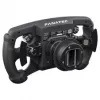 Fanatec ClubSport Formula V3 stūre, 290mm, 2.7 inch OLED displejs, RGB RevLED, magnētiskās pārslēgšanas sviras, oglekļa šķiedra, Alcantara, melna