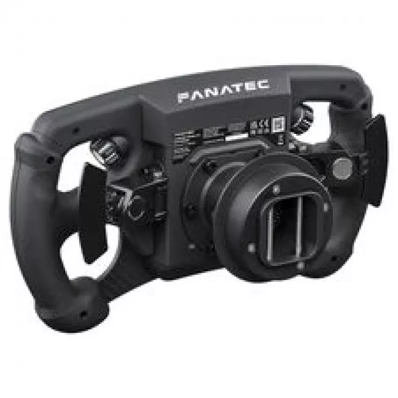 Fanatec ClubSport Formula V3 stūre, 290mm, 2.7 inch OLED displejs, RGB RevLED, magnētiskās pārslēgšanas sviras, oglekļa šķiedra, Alcantara, melna