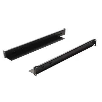 DSIT regulējamas statīva sliedes 800-1000 mm dziļiem skapjiem, 80 kg slodze, 1U, melna, EIA-310-D, 1 pāris