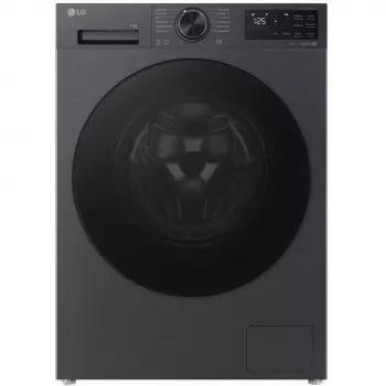 LG F4WX709YB 9kg priekšējās ielādes veļas mašīna ar AI DD™, Steam™, Wi-Fi, grafīta krāsā