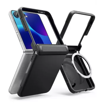 Ringke Onyx Flap Magnetic MagSafe maciņš Samsung Galaxy Z Flip 8 - melns