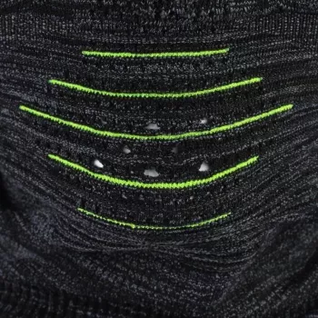 BUFF DryFlx Pro Balaklava - Melna, bezšuvju 4 virzienu stiepšanās, termiskā, atstarojošā
