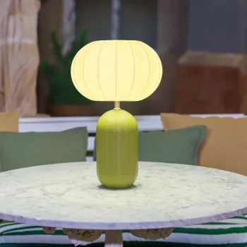 New Garden RACHEL 45 Olive LED galda lampa - regulējama, uzlādējama, IP65, iekštelpām un ārtelpām