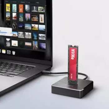 AXAGON ADSA-M2C11 USB-C 10Gbps dokstacija vienam M.2 NVMe vai SATA SSD