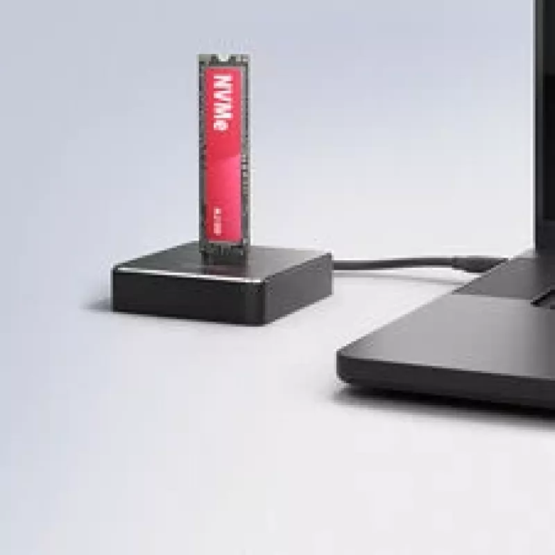 AXAGON ADSA-M2C11 USB-C 10Gbps dokstacija vienam M.2 NVMe vai SATA SSD