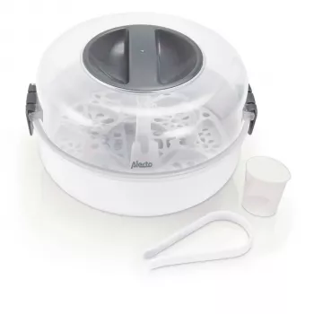 Alecto BW-04 Mikroviļņu pudeļu sterilizators Balts