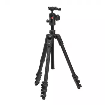 Manfrotto Befree 4 sekciju alumīnija statīvs ar 494 lodveida galvu (MKBFRLA4FB-BH)