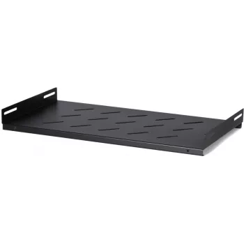 DSIT DS-FH45 fiksēts plaukts 450 mm dziļiem sienas skapjiem, 1U, melns