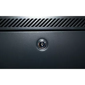 DSIT 15U Mini serveru skapis ar perforētām priekšējām durvīm 600x600x860 mm (DS6615PP-MINI)