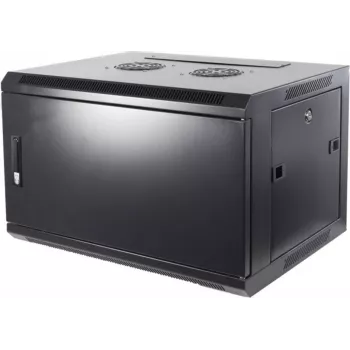 DSIT 4U sienas stiprinājuma servera skapis ar metāla durvīm 600x450x280mm