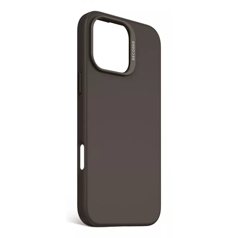 DECODED Antimicrobial silikona maciņš iPhone 16 Pro Max MagSafe melns