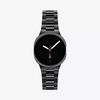 Spigen Modern Fit 316L nerūsējošā tērauda siksniņa Samsung Galaxy Watch 8 / 9 / Classic (40 / 44 / 46mm) melna