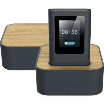 Strong HOPI-5G-DM6 5G Wi-Fi 6 maršrutētājs AX3000 divu joslu, 2.5G ports, Nano SIM, melns