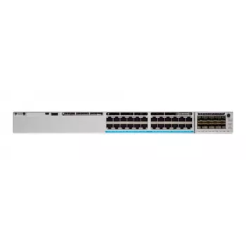 Cisco Catalyst 9300L Mini 48 portu 8 mGig Network Advantage slēdzis ar 4x 25G augšupsaitēm