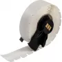 BRADY M6C-375-498 Pārvietojama daudzfunkcionāla vinila auduma etiķete, balta, 9,53 mm x 9,14 m
