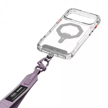 SKINARMA Scout XE universālā rokas siksniņa telefonam ceriņu krāsā