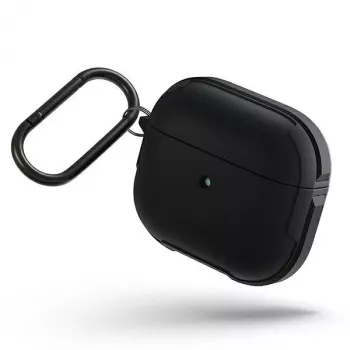UNIQ Valencia antimikrobiālais maciņš Apple AirPods 3. paaudzei - Midnight Black