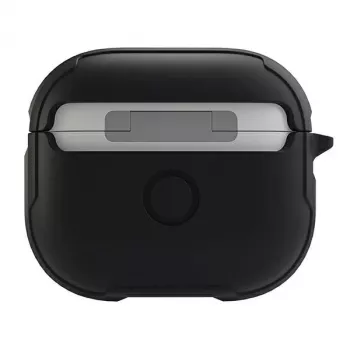 UNIQ Valencia antimikrobiālais maciņš Apple AirPods 3. paaudzei - Midnight Black