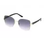 GUESS sieviešu GF00052-5932B kaķacs formas saulesbrilles, havannas rāmis, brūnas gradienta lēcas, 59mm
