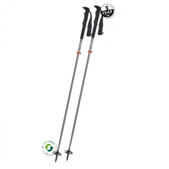 Komperdell FX Lite TI Vario saliekamās trekinga nūjas, alumīnijs 7075-T6, FX Lite salikšanas mehānisms, Powerlock 3.0, salocītu garums 41 cm