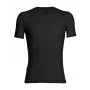 Icebreaker Anatomica S/S V T-krekls - Melns/Monsoon (L izmērs)