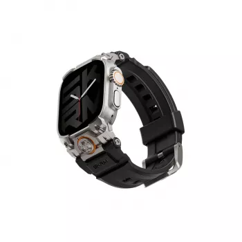 SKINARMA Talon siksna Apple Watch Ultra 49mm melna
