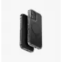UNIQ LifePro Xtreme MagClick uzlādes maciņš iPhone 17 - melns buferis, caurspīdīga aizmugure