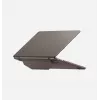 UNIQ Lyden Versa cietais vāciņš ar atloku MacBook Air 13 inch (M2 2022 / M3 2024 / M4 2025 / M5 2026), pelēks