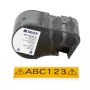 BRADY BMP51/BMP53/M511 Pašlaminējoša vinila etiķete, balta/caurspīdīga, 1 collas platums, 21 pēdas ruļļos