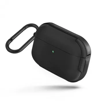 UNIQ Valencia pretmikrobu maciņš AirPods Pro – pusnakts melns