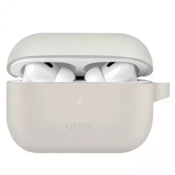 UNIQ Vencer silikona maciņš Apple AirPods Pro 2. paaudzei (2022/2023) - krīta pelēks