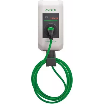 KEBA KC-P30-EC240422-E0R-GE c-series EN Type2 6m kabelis 22kW RFID - Green Edition