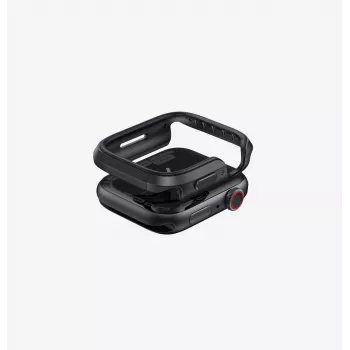 UNIQ Valencia apvalks Apple Watch 46 mm, Midnight Black Uni001443