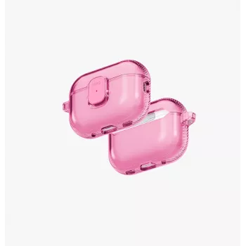 UNIQ Glase Pro Lock futrālis AirPods Pro 3 – rozā
