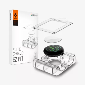 SPIGEN Elite Shield EZ Fit 2 gab. hidrogēla plēves ekrāna aizsargs Google Pixel Watch 3/4/5 (41mm) caurspīdīgs