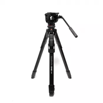 Manfrotto MKONEVA-500X hibrīda foto-video statīvs ar šķidruma galvu, 5 sekciju alumīnija kājas, flip slēdzenes, ātrā kolonna, pārnēsāšanas soma
