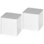 Tenda MX3 (2-Pack) AX1500 Whole Home Mesh Wi-Fi 6 sistēma, divu joslu, 2 Gigabit porti vienā ierīcē, balta