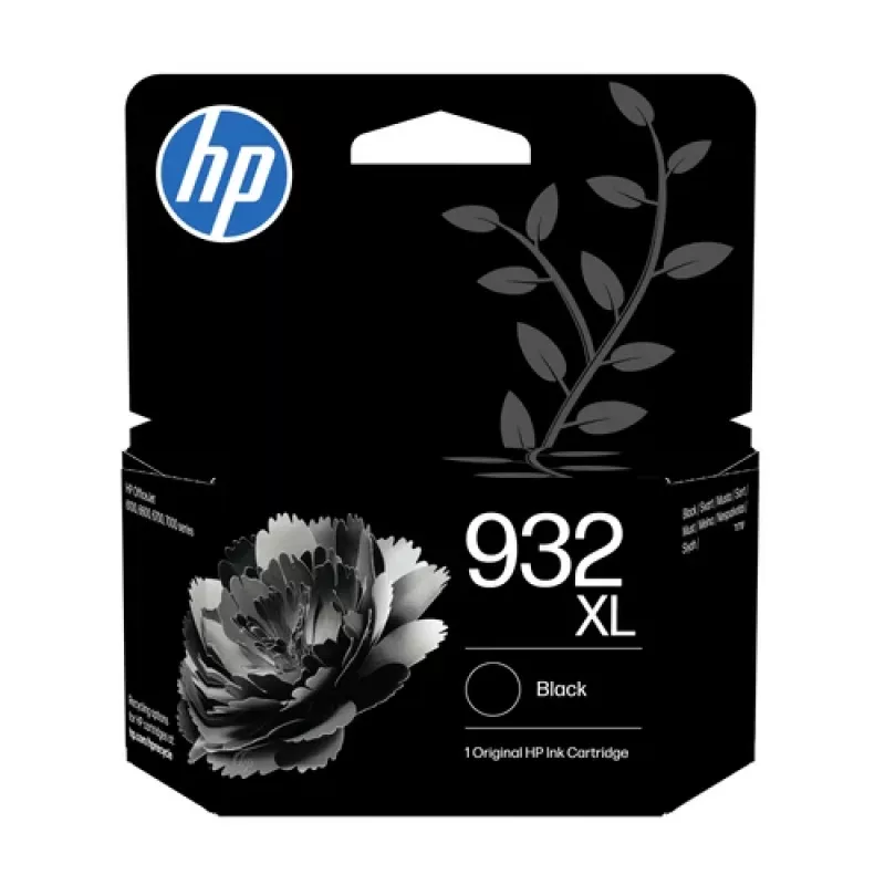 HP 932XL augstas ietilpības melna oriģinālā tintes kasetne - 22,5 ml - līdz 1000 lapām