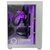 LORGAR ADVANCED A201 spēļu dators - AMD Ryzen 5 7500F, GeForce RTX 5060 Ti 16GB, 32GB DDR5, 1TB NVMe SSD, 750W barošanas bloks, balts