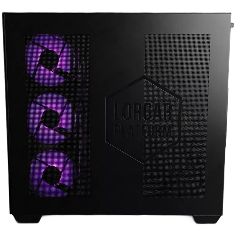LORGAR ADVANCED A201 spēļu dators - AMD Ryzen 5 7500F, GeForce RTX 5060 Ti 16GB, 32GB DDR5 6400MHz, 1TB NVMe SSD, 750W PSU, 240mm AIO, melns