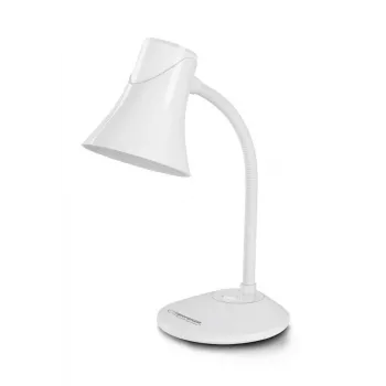 Esperanza POLARIS galda lampa E27 12W LED balta ELD111W