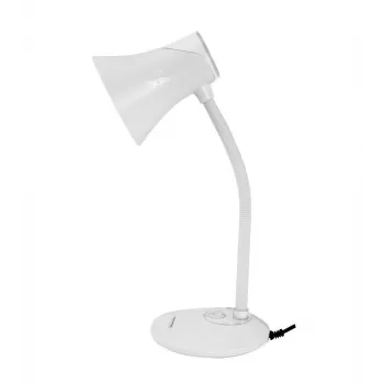 Esperanza POLARIS galda lampa E27 12W LED balta ELD111W
