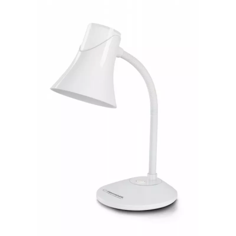 Esperanza POLARIS galda lampa E27 12W LED balta ELD111W