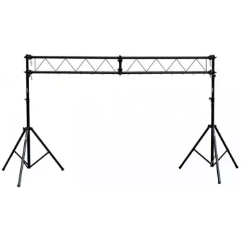 STAND4ME Lighting Ramp DJ statīva vārti, 3m kopņu sistēma ar teleskopiskiem statīviem, 100kg slodze, melna